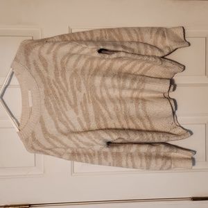 Zebra print sweater